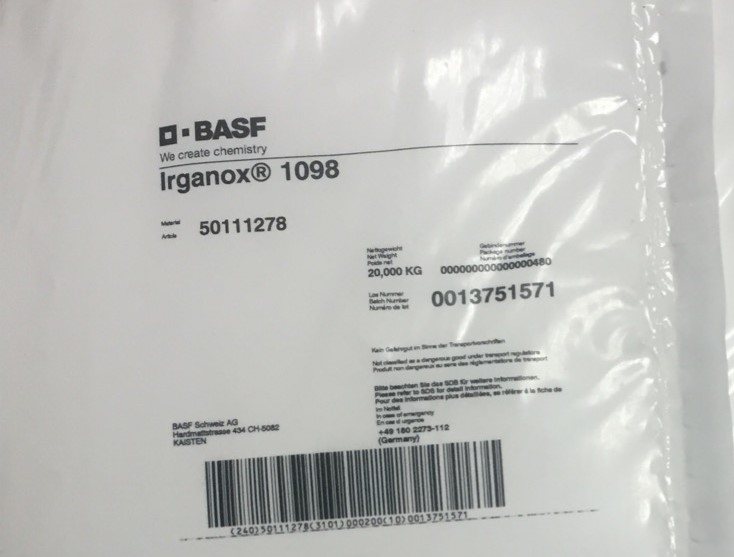 德国巴斯夫BASF Irganox1098 聚酯抗氧剂