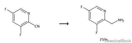 2-(氨基甲基)-3,5-二氟吡啶二盐酸盐制备-1
