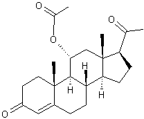 11α-孕酮醋酸盐