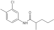 N-(3-氯-4-甲基苯基)-2-甲基戊酰按