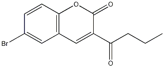 6-溴-3-丁酰-2H-苯并吡喃-2-酮