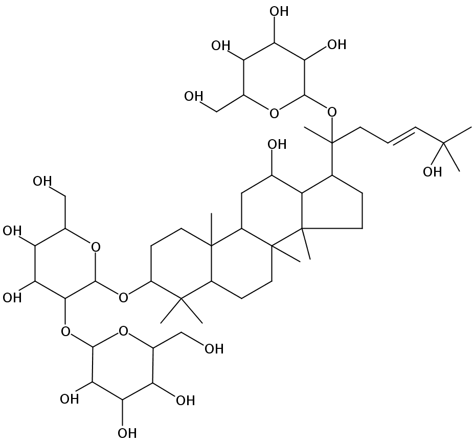 β-D-Glucopyranoside, (3β,12β,23E)-20-(β-D-glucopyranosyloxy)-12,25-dihydroxydammar-23-en-3-yl 2-O-β-D-glucopyranosyl-