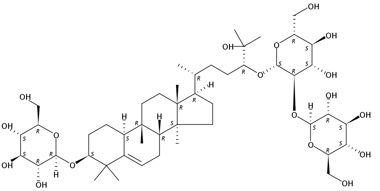 β-D-Glucopyranoside, (3β,9β,10α,24R)-3-(β-D-glucopyranosyloxy)-25-hydroxy-9-methyl-19-norlanost-5-en-24-yl 2-O-β-D-glucopyranosyl-