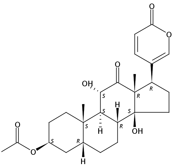 Bufa-20,22-dienolide, 3-(acetyloxy)-11,14-dihydroxy-12-oxo-, (3β,5β,11α)-