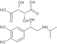 (S)-(+)-异丙基肾上腺素(L)-(+)酒石酸氢盐