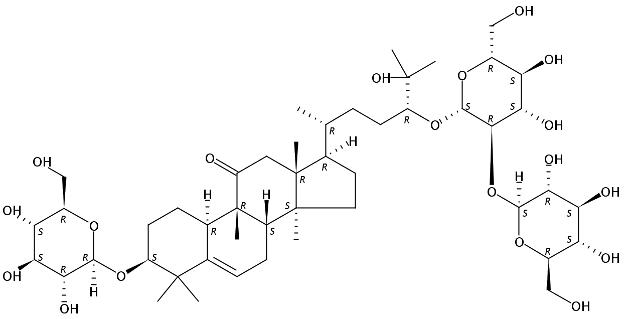 19-Norlanost-5-en-11-one, 24-[(2-O-β-D-glucopyranosyl-β-D-glucopyranosyl)oxy]-3-(β-D-glucopyranosyloxy)-25-hydroxy-9-methyl-, (3β,9β,10α,24R)-