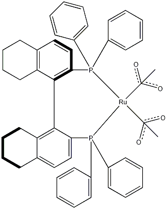 二乙酸根[(R)-(+)-2,2'-二(二苯基膦基)-5,5',6,6',7,7',8,8'-八氢-1,1'-联萘基]钌(II)