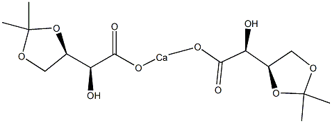 3,4-O-异亚丙基-L-苏酸钙盐
