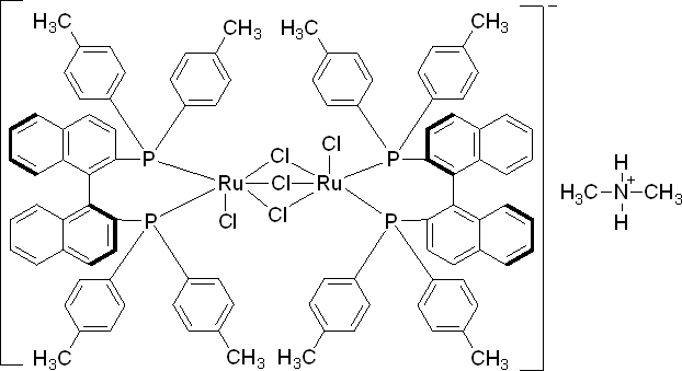 二甲基氨二氯化三(μ-氯)二[(S)-(-)-2,2'-二(二对甲苯基膦)-1,1'-联萘]二钌(II)