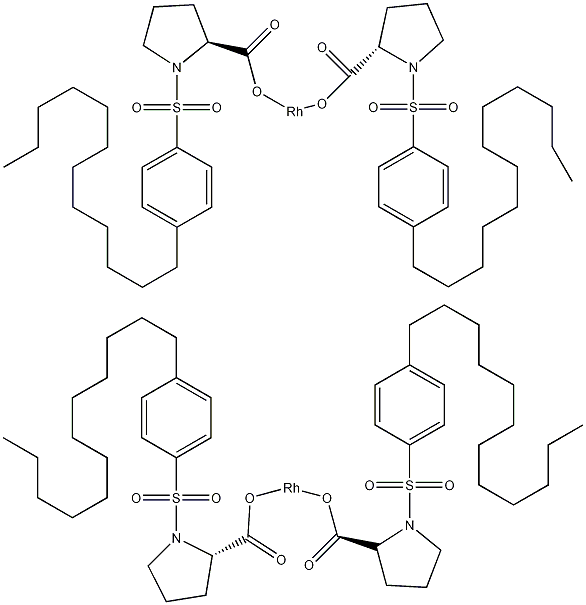 四[(S)-(-)-N-(p-十二烷基苯磺酰)脯胺酸]二铑(II)