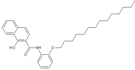 1-羟基-N-(2-十四烷氧基苯)-2-萘磺酰胺