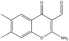 2-氨基-3-甲酰基-6,7-二甲基色酮