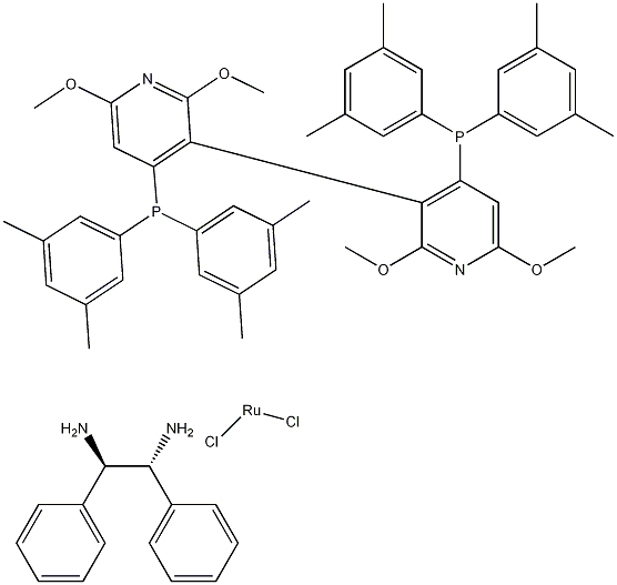 二氯[(R)-(+)-2,2',6,6'-四甲氧基-4,4'-二(二(3,5-二甲苯基)膦基)-3,3'-联吡啶][(1R,2R)-(+)-1,2-二苯基乙烯二胺]钌(II)