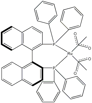 二乙酸根[(S)-(-)-2,2'-二(二苯基膦基)-1,1'-联萘基]钌(II)