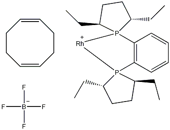 (+)-1,2-二((2S,5S)-2,5-二乙基磷杂唑基桥)苯(环辛二烯)铑(I)四氟硼酸