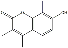 7-羟基-3,4,8-三甲基香豆素
