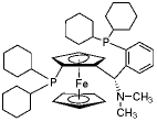(S)-(+)-[(S)-2-二环己基膦二茂铁基](N,N-二甲氨基)(2-二环己基膦苯基)甲烷