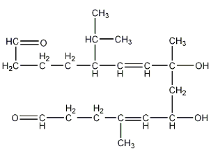 (4E,6R,8S,9E,11S)-6,8-二羟基-4,8-二甲基-11-(1-甲基乙基)-14-氧代-4,9-十五碳二烯醛