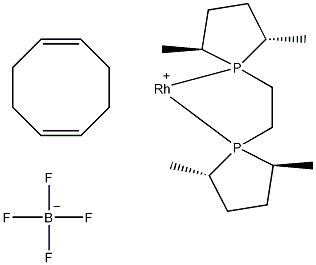 (-)-1,2-二((2S,5S)-2,5-二甲基磷杂唑基桥)乙烷(环辛二烯)铑(I)四氟硼酸