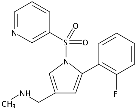 5-(2-氟苯基)-N-甲基-1-(3-吡啶基磺酰基)-1H-吡咯-3-甲胺