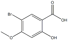 5-溴-2-羟基-4-甲氧基苯甲酸