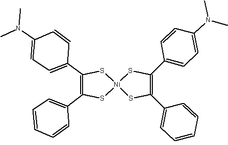 双(4-二甲氨基二硫代二苯乙二酮)合镍