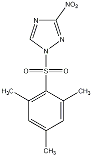 1-(均三甲苯基-2-砜基)-3-硝基-1,2,4-三唑