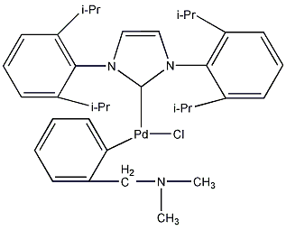 氯[[1,3-双(2,6-二异丙基苯基)咪唑-2-叉](N,N-二甲基苄胺)钯(Ⅱ)]