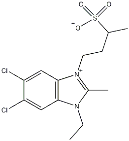 5,6-二氯-1-乙基-2-甲基-3-(3-磺基丁基)苯并咪唑内盐