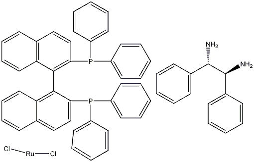 二氯[(S)-(-)-2,2'-二(二苯基膦基)-1,1'-联萘基][(1S,2S)-(-)-1,2-二苯基乙烯二胺]钌(II)